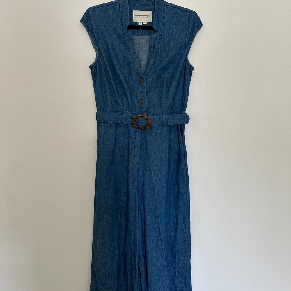 Anthropologie Pilcro and the Letterpress Chambray Jumpsuit - Picture 2 of 7